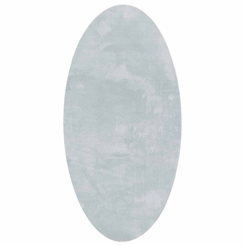 Dywany pokojowe Owalny HUARTE Szary 100 x 200 cm 100% poliester