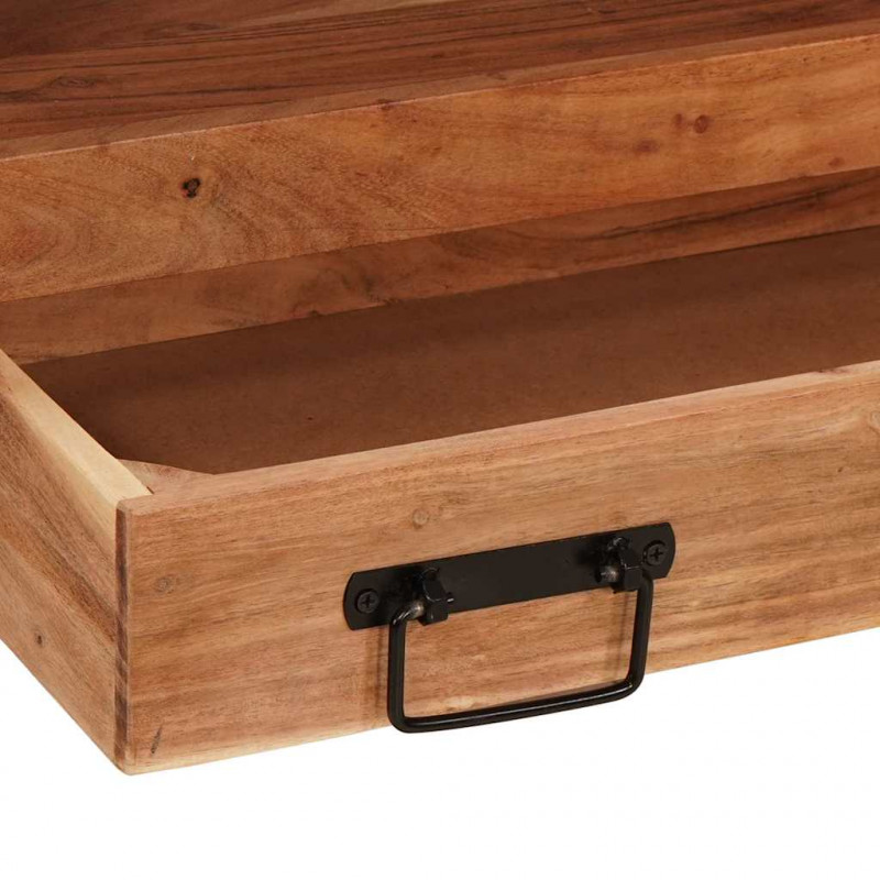Szafka toaletki Brązowy 71 x 33 x 58 cm Lite Drewno Akacji