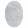 Dywany pokojowe Owalny HUARTE Szary 120 x 170 cm 100% poliester