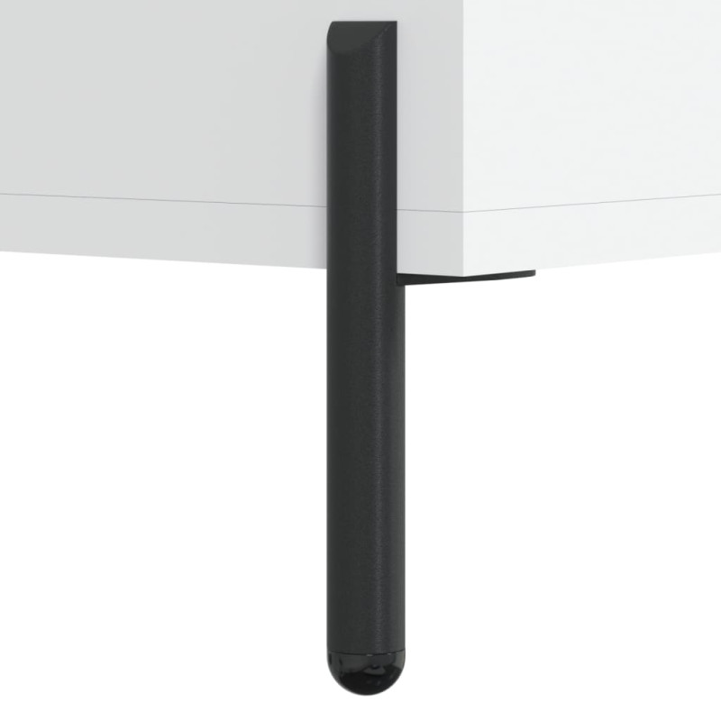 Wysoka szafka, biała, 69,5x31x115 cm, materiał drewnopochodny