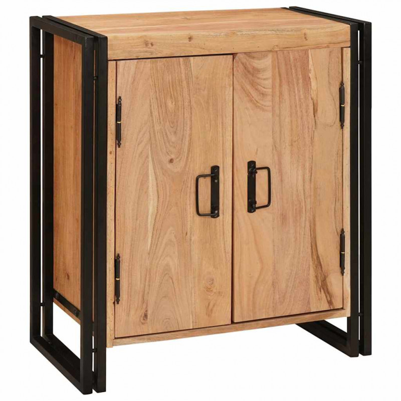 Szafka Nocna Brązowy 66 x 35 x 76 cm lite drewno akacjowe