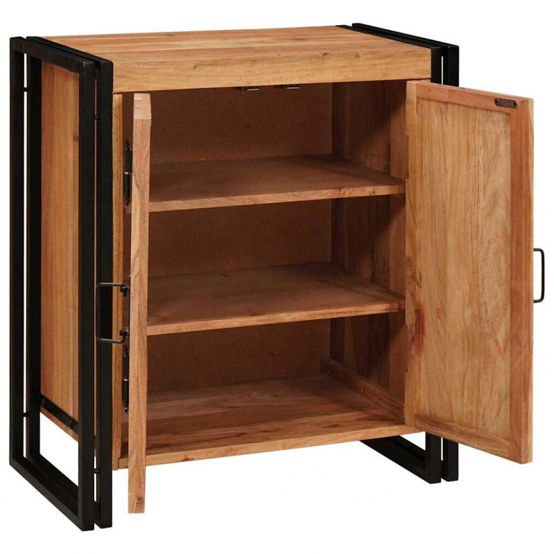 Szafka Nocna Brązowy 66 x 35 x 76 cm lite drewno akacjowe