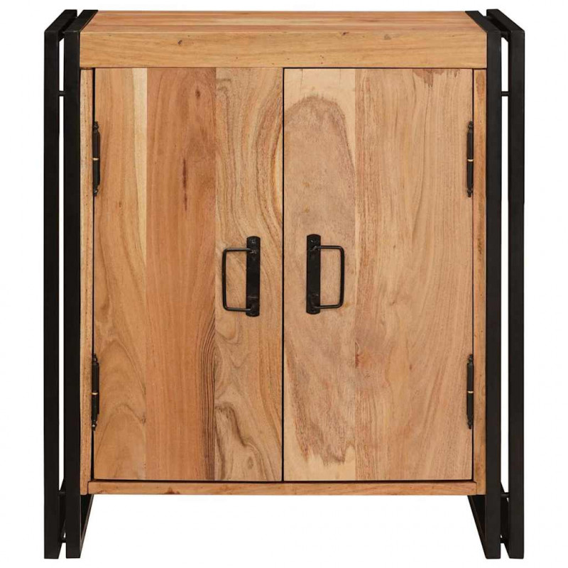 Szafka Nocna Brązowy 66 x 35 x 76 cm lite drewno akacjowe