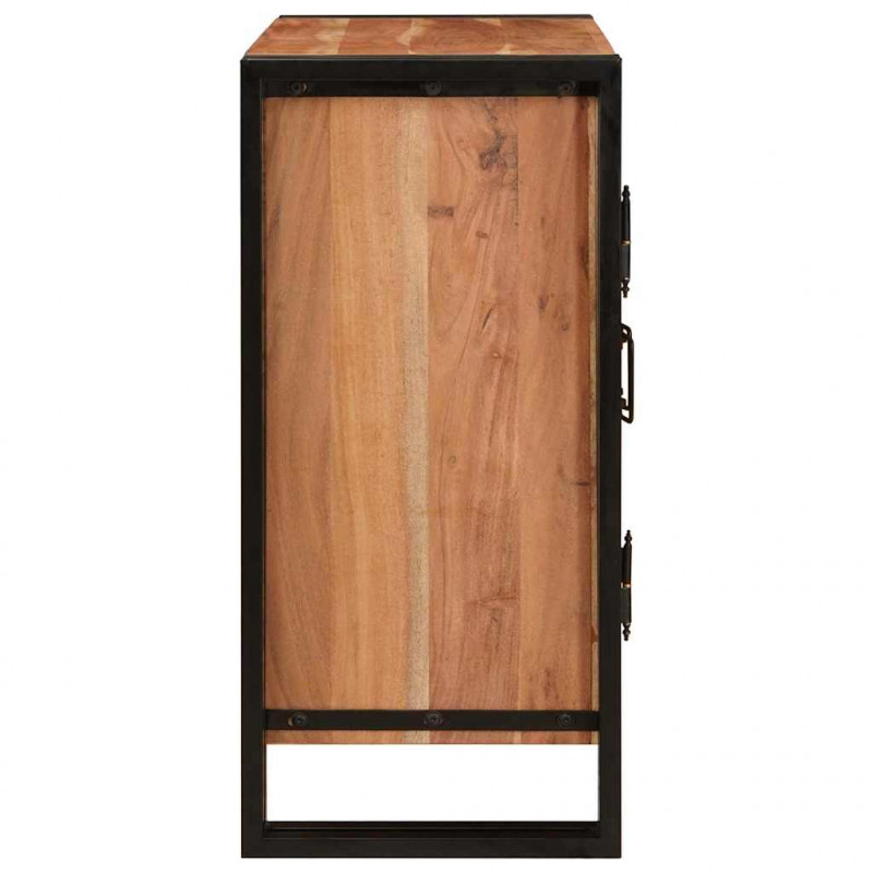 Szafka Nocna Brązowy 66 x 35 x 76 cm lite drewno akacjowe