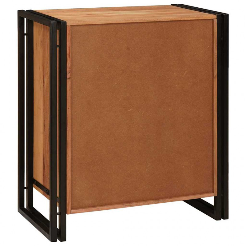 Szafka Nocna Brązowy 66 x 35 x 76 cm lite drewno akacjowe