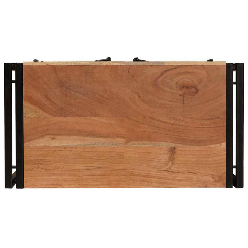 Szafka Nocna Brązowy 66 x 35 x 76 cm lite drewno akacjowe
