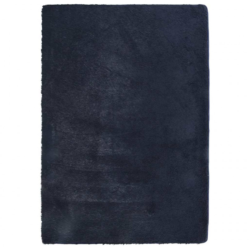 Dywan shaggy z długim włosiem, NAVARRA, granatowy, 120x170 cm