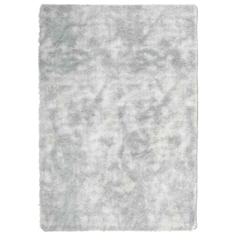 Dywan shaggy z długim włosiem, NAVARRA, srebrnoszary, 120x170cm