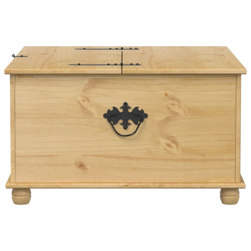 Skrzynia Corona, 90x78x45 cm, lite drewno sosnowe