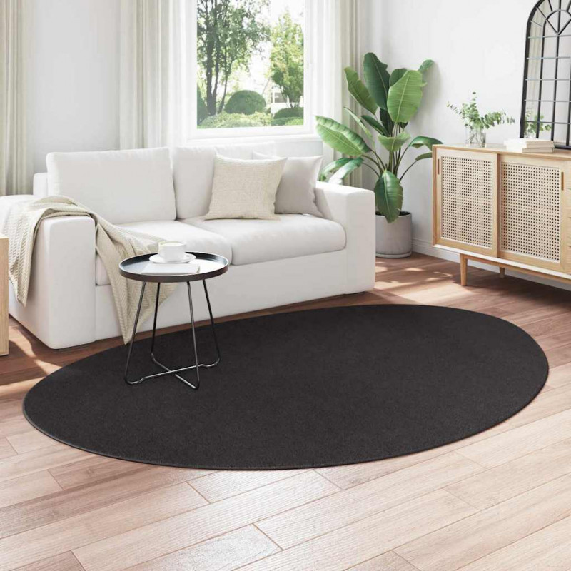 Dywany pokojowe HUARTE Czarny 160 x 230 cm Poliester