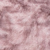 Dywan shaggy z długim włosiem, NAVARRA, zgaszony róż, 120x120cm