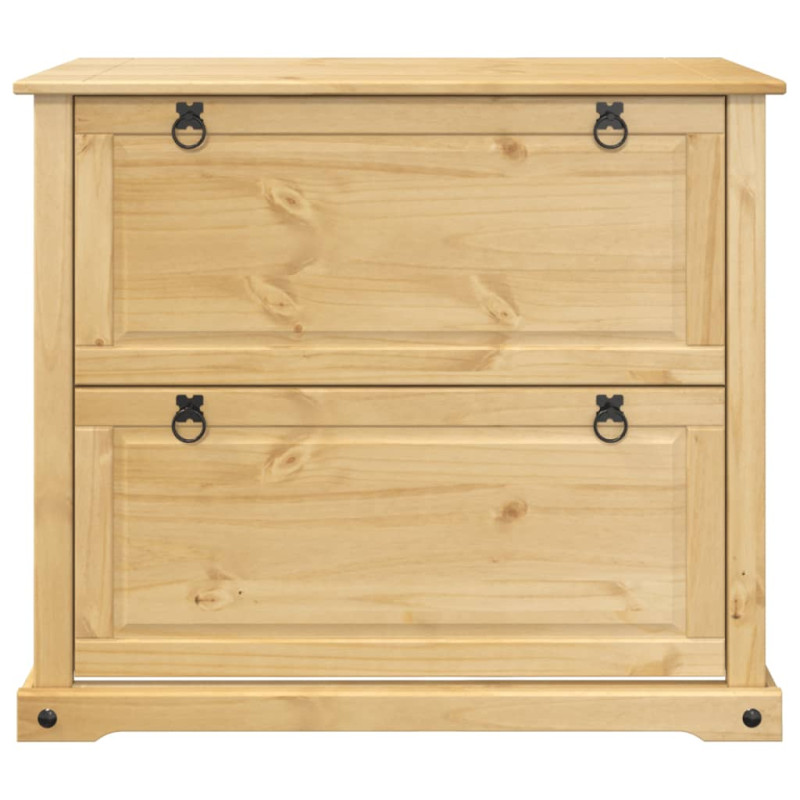 Szafka na buty Corona, 99x32x85 cm, lite drewno sosnowe
