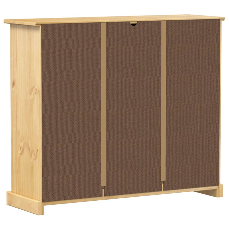Szafka na buty Corona, 99x32x85 cm, lite drewno sosnowe