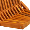 Krzesło 2 pcs Brązowy 69 x 56 x 84 cm Lite Drewno Akacji