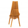 Krzesło 2 pcs Brązowy 69 x 56 x 84 cm Lite Drewno Akacji