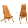 Krzesło 2 pcs Brązowy 69 x 56 x 84 cm Lite Drewno Akacji