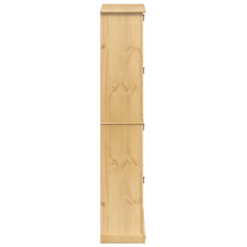 Szafka na buty Corona, 99x32x163,5 cm, lite drewno sosnowe
