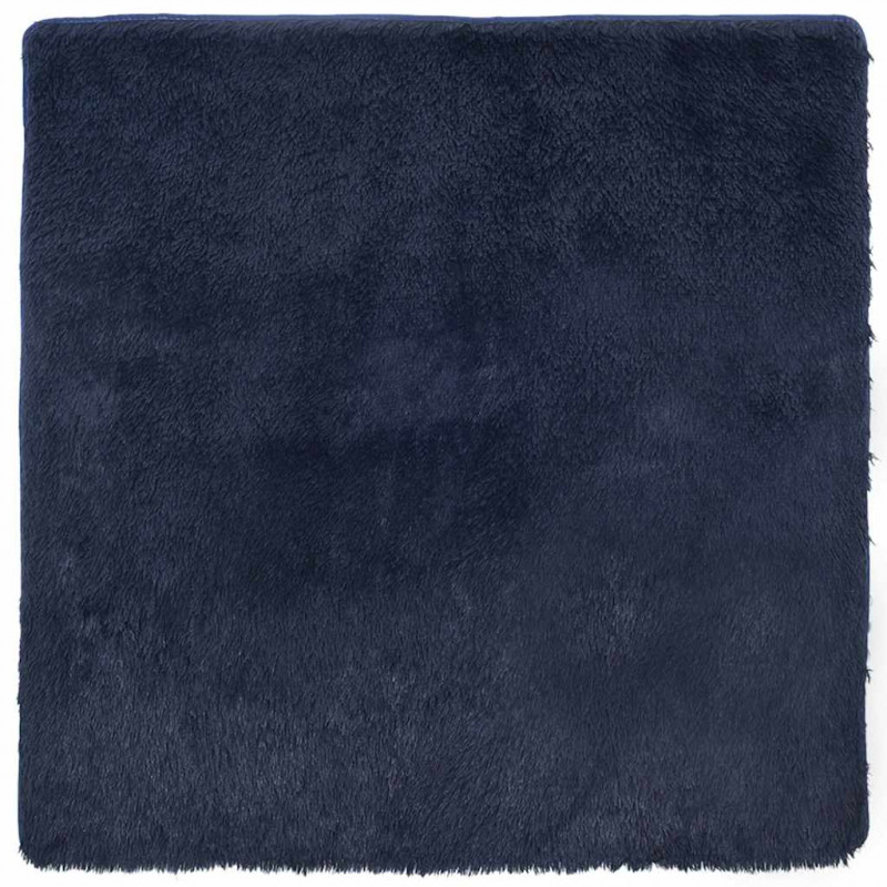 Dywan shaggy z długim włosiem, NAVARRA, granatowy, 200x200 cm