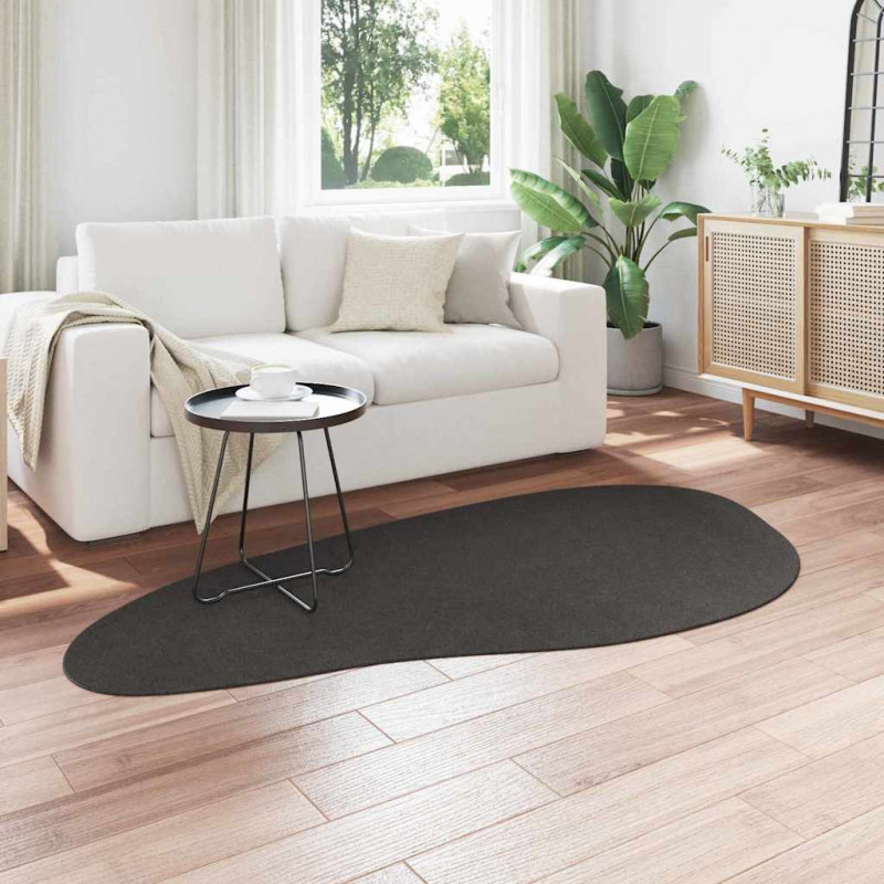 Dywany pokojowe HUARTE Antracyt 100 x 200 cm Poliester
