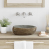 Basin z rzeczonego kamienia (30-37) x (25-30) x 12 cm