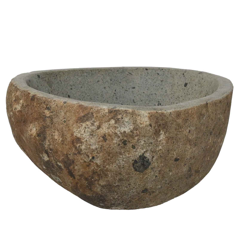 Basin z rzeczonego kamienia (30-37) x (25-30) x 12 cm