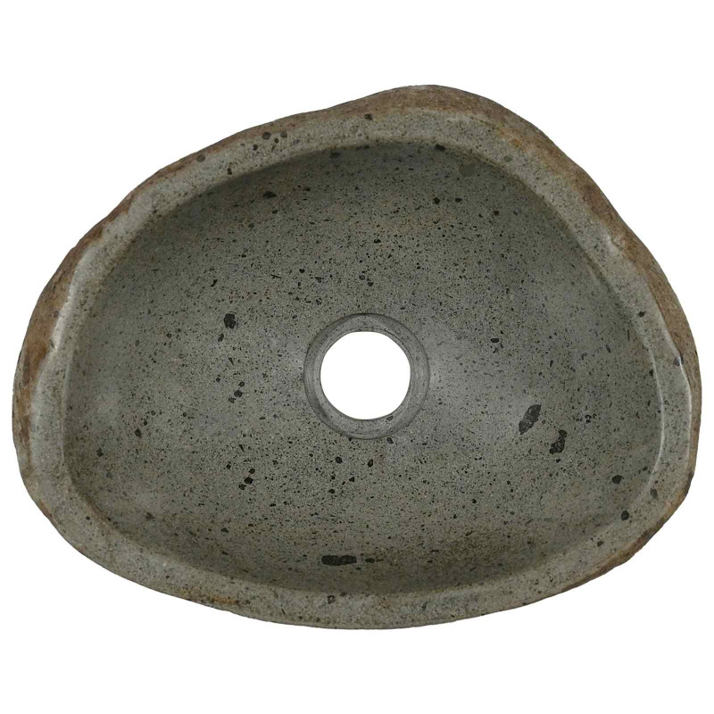 Basin z rzeczonego kamienia (30-37) x (25-30) x 12 cm