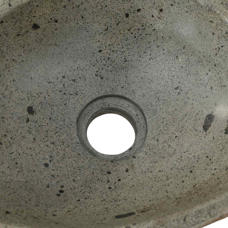 Basin z rzeczonego kamienia (30-37) x (25-30) x 12 cm