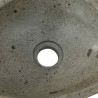 Basin z rzeczonego kamienia (30-37) x (25-30) x 12 cm