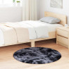 Dywan shaggy z długim włosiem, NAVARRA, ciemnoszary, 100x100 cm