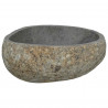Basin z rzeczonego kamienia Jasnoszary 45 x 35 x 15 cm
