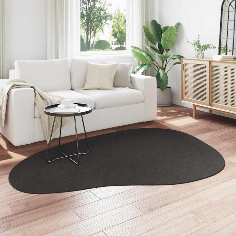 Dywany pokojowe HUARTE Antracyt 140 x 200 cm Poliester