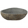 Basin z rzeczonego kamienia Jasnoszary 52 x 40 x 15 cm