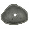 Basin z rzeczonego kamienia Jasnoszary 52 x 40 x 15 cm