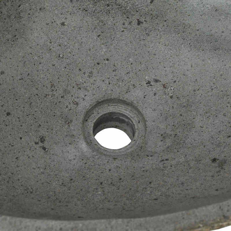 Basin z rzeczonego kamienia Jasnoszary 52 x 40 x 15 cm