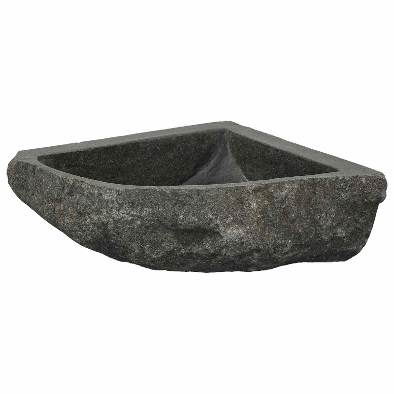 Umywalka Szary (30-37) x (30-37) x 12 cm Kamień rzeczny