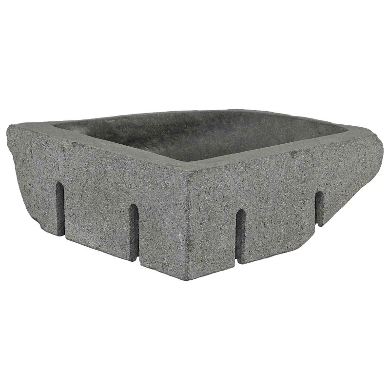 Umywalka Szary (30-37) x (30-37) x 12 cm Kamień rzeczny