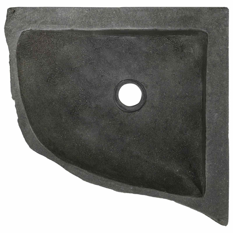 Umywalka Szary (30-37) x (30-37) x 12 cm Kamień rzeczny