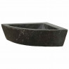 Umywalka Szary (38-45) x (38-45) x 12 cm Kamień rzeczny