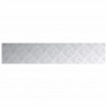 Stopień Prostokątny 2 pcs Srebrny 100 x 20 cm Aluminium