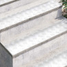 Stopień Prostokątny 4 pcs Srebrny 100 x 20 cm Aluminium