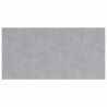 Stopień Prostokątny 2 pcs Srebrny 50 x 25 cm Aluminium