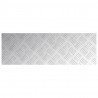 Stopień Prostokątny 2 pcs Srebrny 75 x 25 cm Aluminium