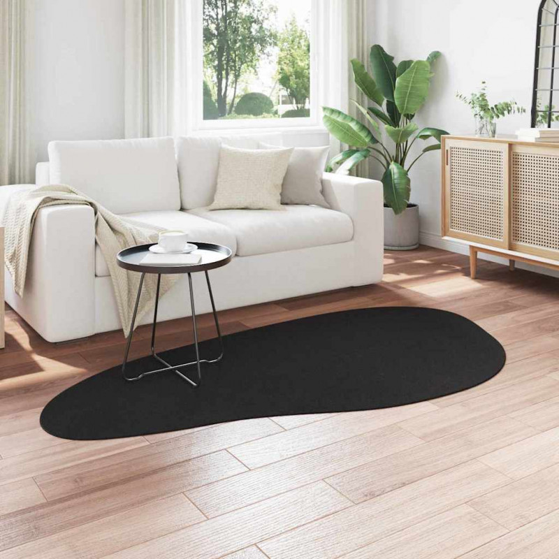 Dywany pokojowe HUARTE Czarny 100 x 200 cm Poliester