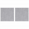Stopień Kwadrat 2 pcs Srebrny 30 x 30 cm Aluminium