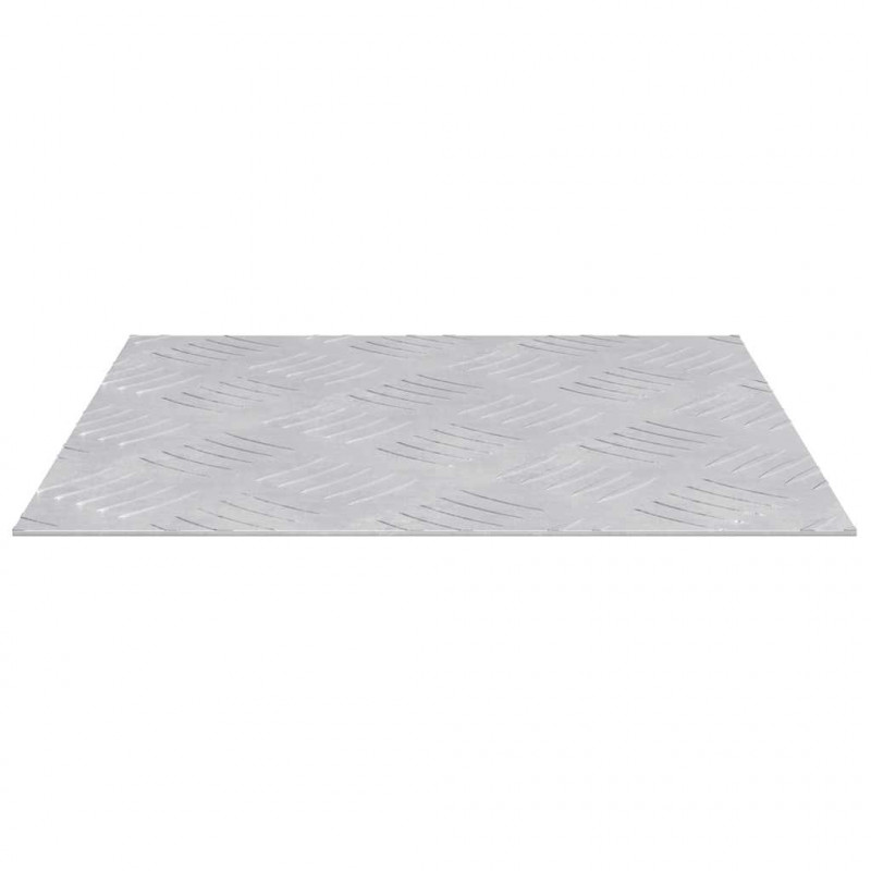 Stopień Kwadrat 2 pcs Srebrny 30 x 30 cm Aluminium