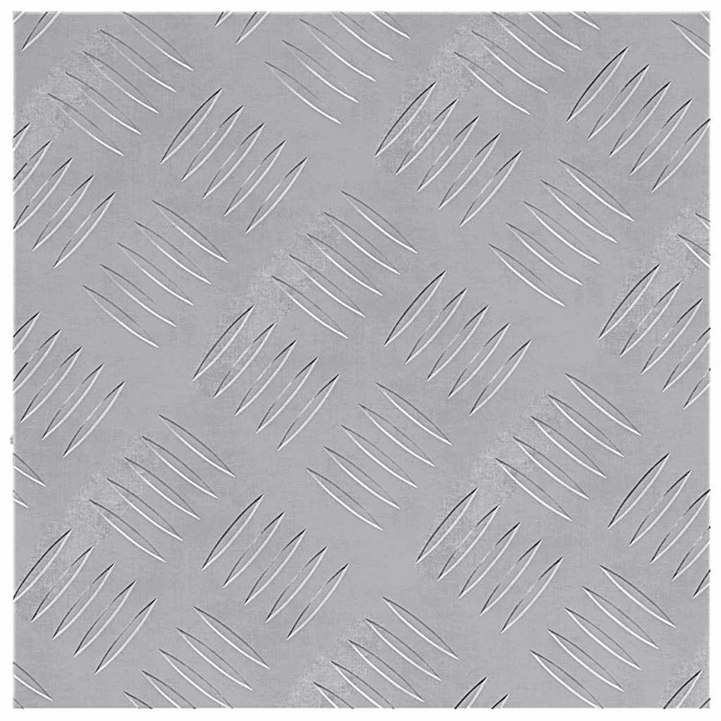 Stopień Kwadrat 2 pcs Srebrny 30 x 30 cm Aluminium