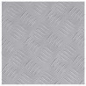 Stopień Kwadrat 2 pcs Srebrny 30 x 30 cm Aluminium