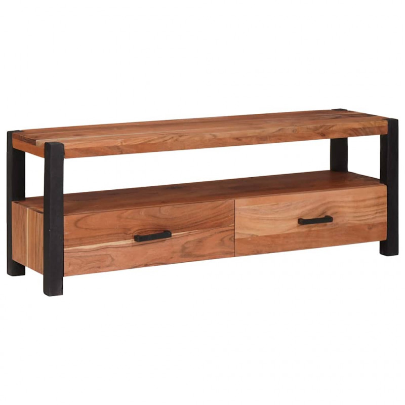 Szafka pod telewizor z szufladą Brązowy 110 x 30 x 40 cm