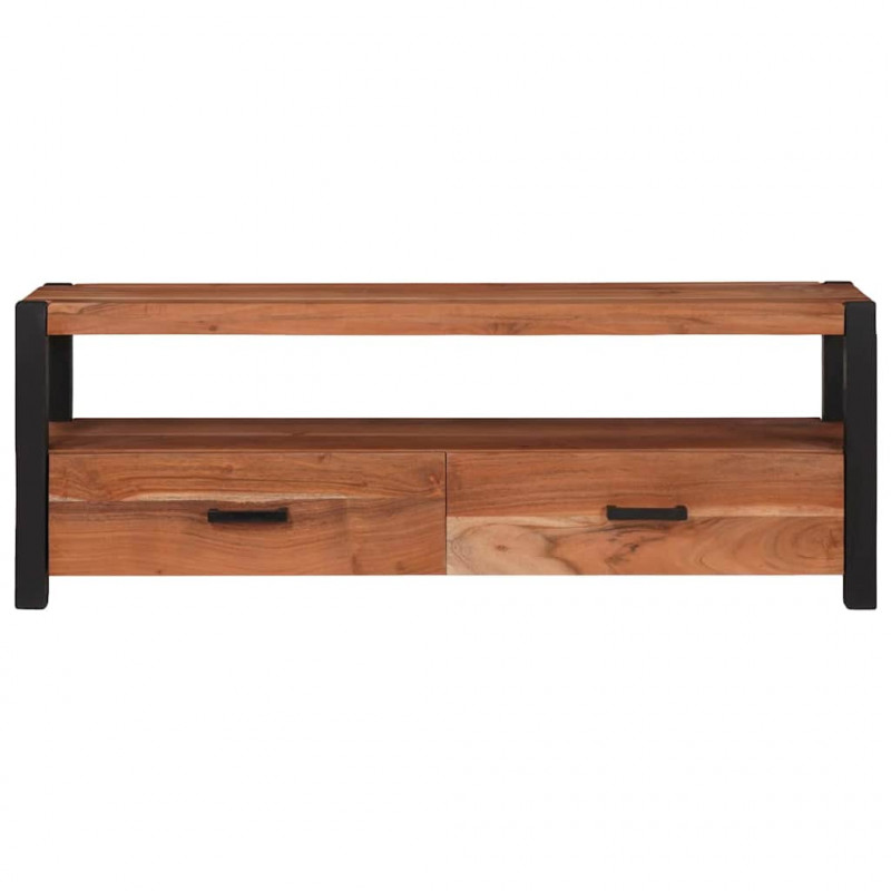 Szafka pod telewizor z szufladą Brązowy 110 x 30 x 40 cm