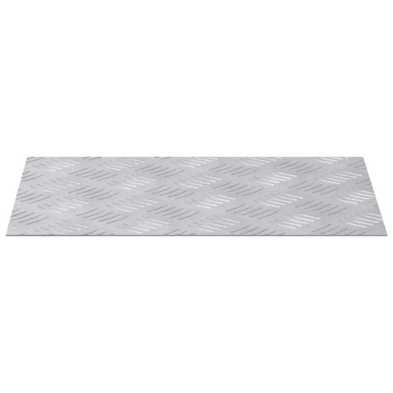 Stopień Prostokątny 4 pcs Srebrny 40 x 30 cm Aluminium
